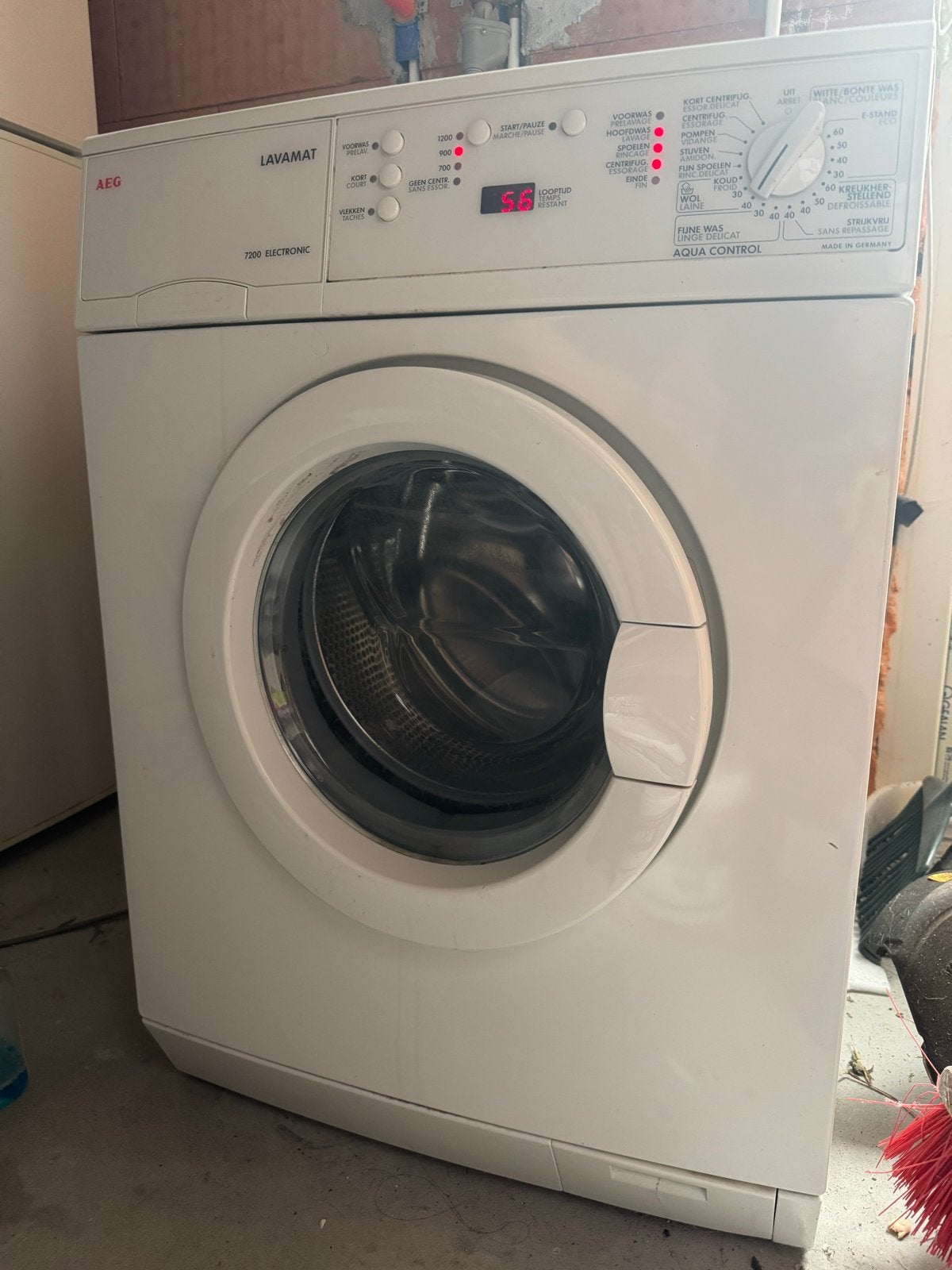 AEG Lavamat 7200 electronic wasmachine, Ophalen, Gebruikt, Wolwasprogramma, Voorlader
