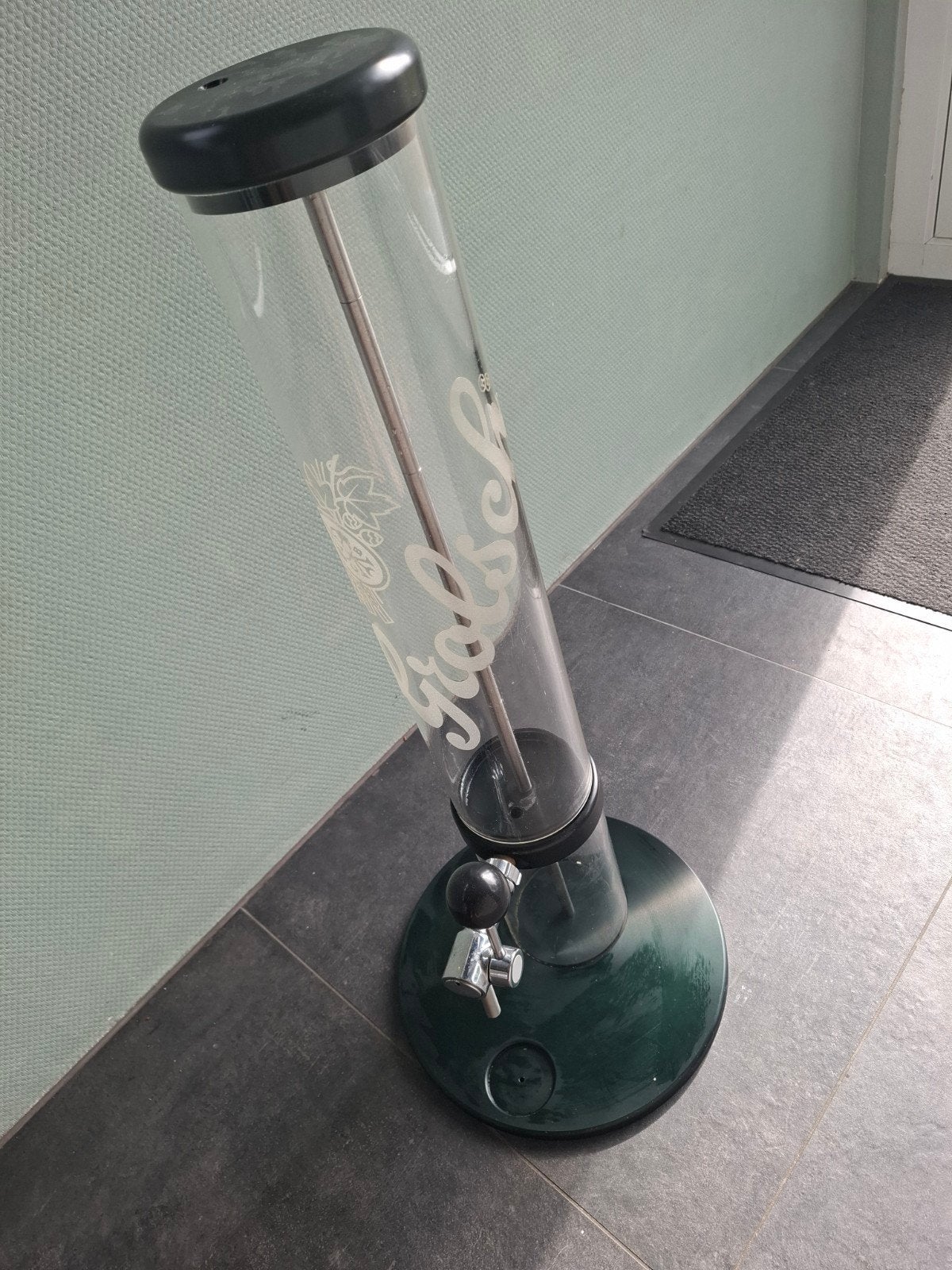 Grolsch biertoren met tapkraan, Ophalen, Gebruikt
