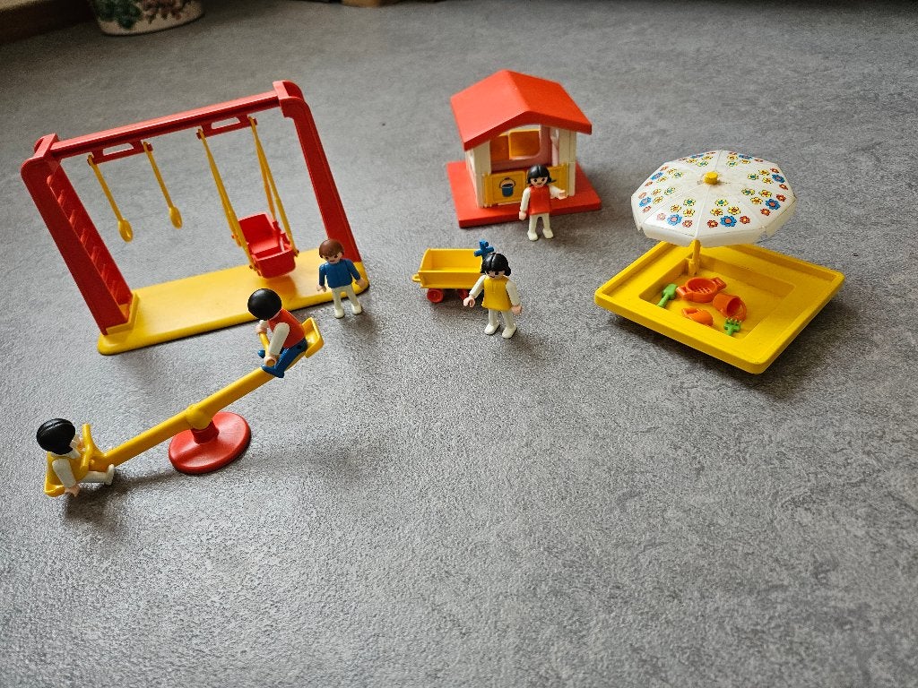 Playmobil speeltuintje (vintage), Kinderen en Baby's, Speelgoed | Playmobil, Ophalen of Verzenden, Gebruikt, Los playmobil