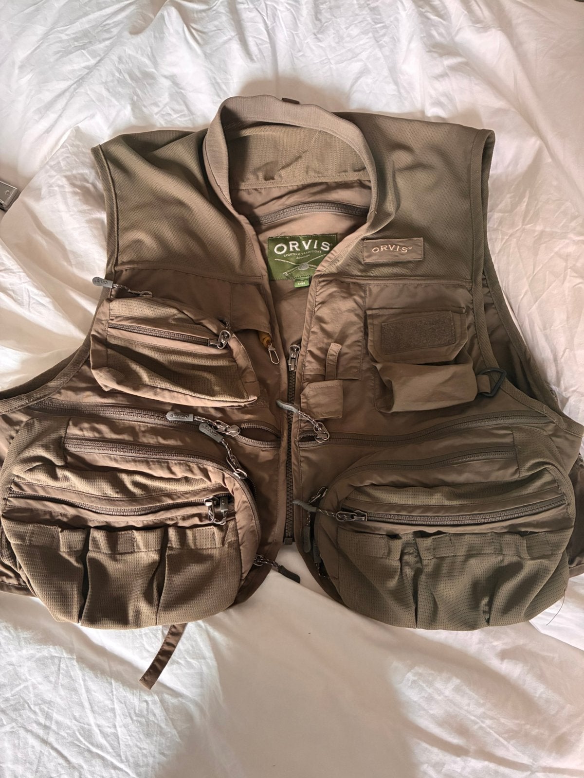 Orvis vliegvisvest maat M (Sage Winston Simms Fishpond ), Ophalen of Verzenden, Zo goed als nieuw, Overige typen