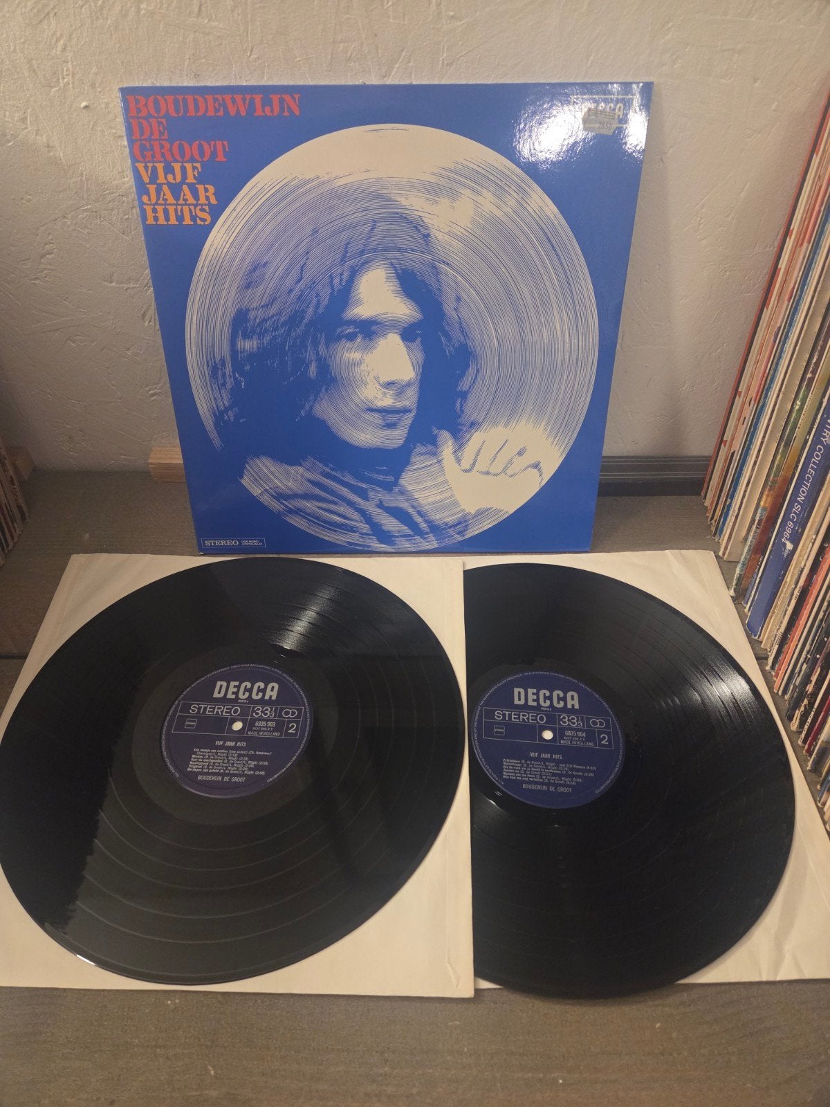 Boudewijn de Groot - Vijf Jaar Hits (Dubbel-LP), Cd's en Dvd's, Gebruikt, Pop, Ophalen of Verzenden, Dubbel-LP