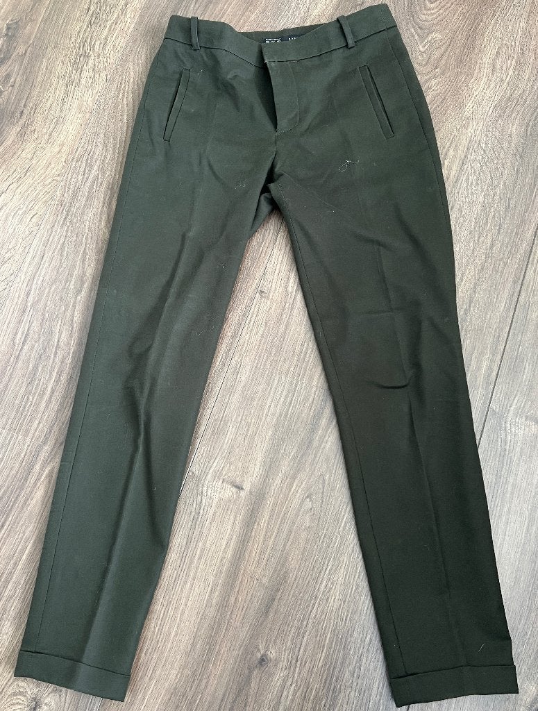 ZARA tailored fit donker groene broek maat 34, Zara, Nieuw, Ophalen of Verzenden, Maat 34 (XS) of kleiner