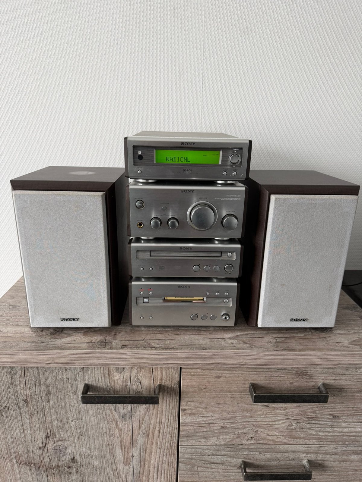 Sony stereo, Ophalen of Verzenden, Zo goed als nieuw, Speakers, Sony