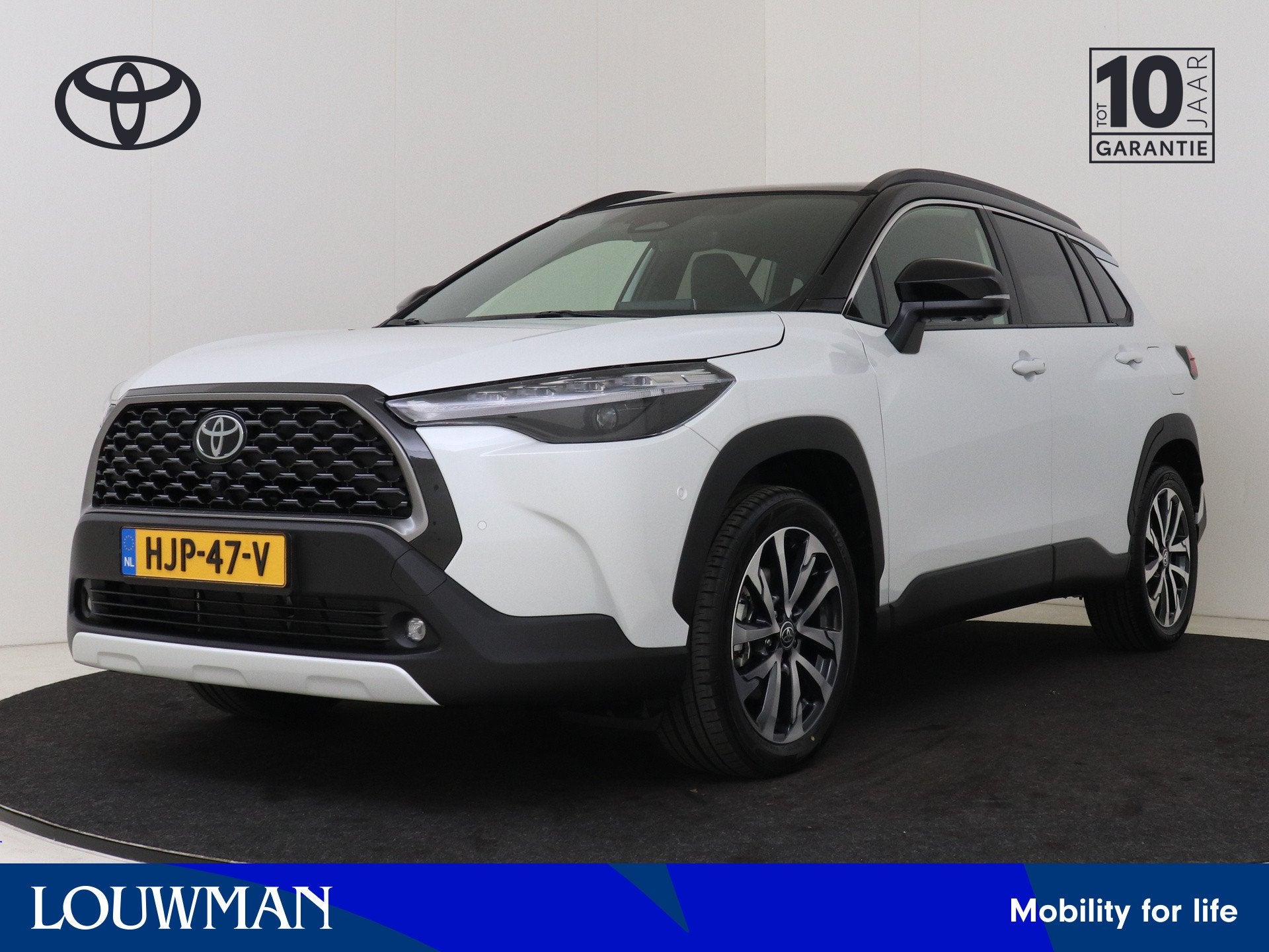 Toyota Corolla Cross Hybrid 200 Executive *Demo (bj 2025), 12 maanden, 4 cilinders, Leder en Stof, Wit