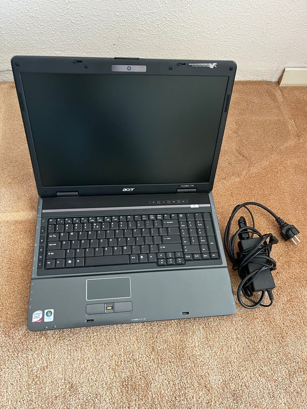Acer TravelMate 2490 Laptop - Gebruikt met lader, Computers en Software, Windows Laptops, Ophalen, Gebruikt, 15 inch, Qwerty
