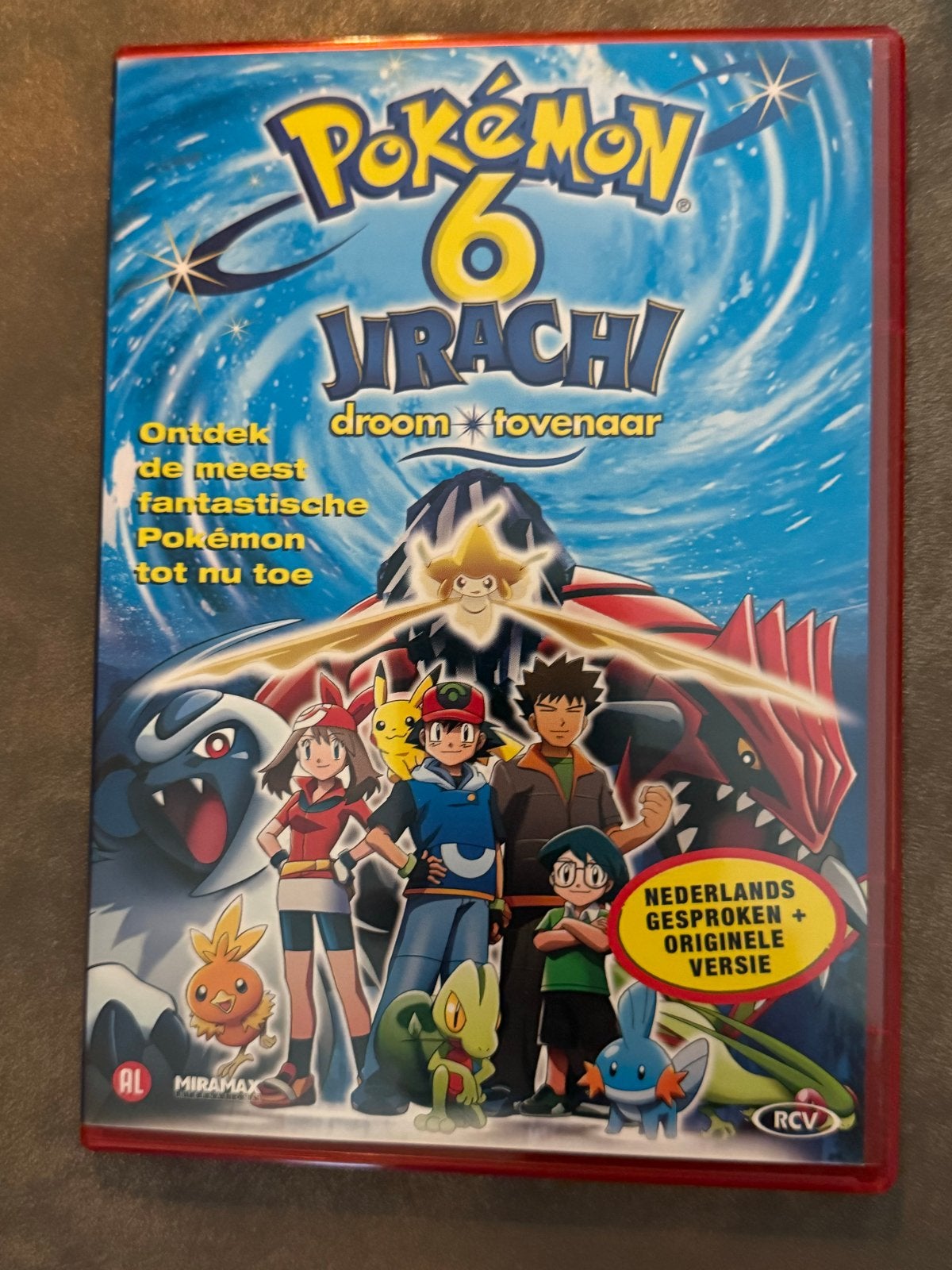 Pokémon 6: Jirachi Droom Tovenaar (Nederlands Gesproken), Cd's en Dvd's, Avontuur, Alle leeftijden, Ophalen of Verzenden, Zo goed als nieuw