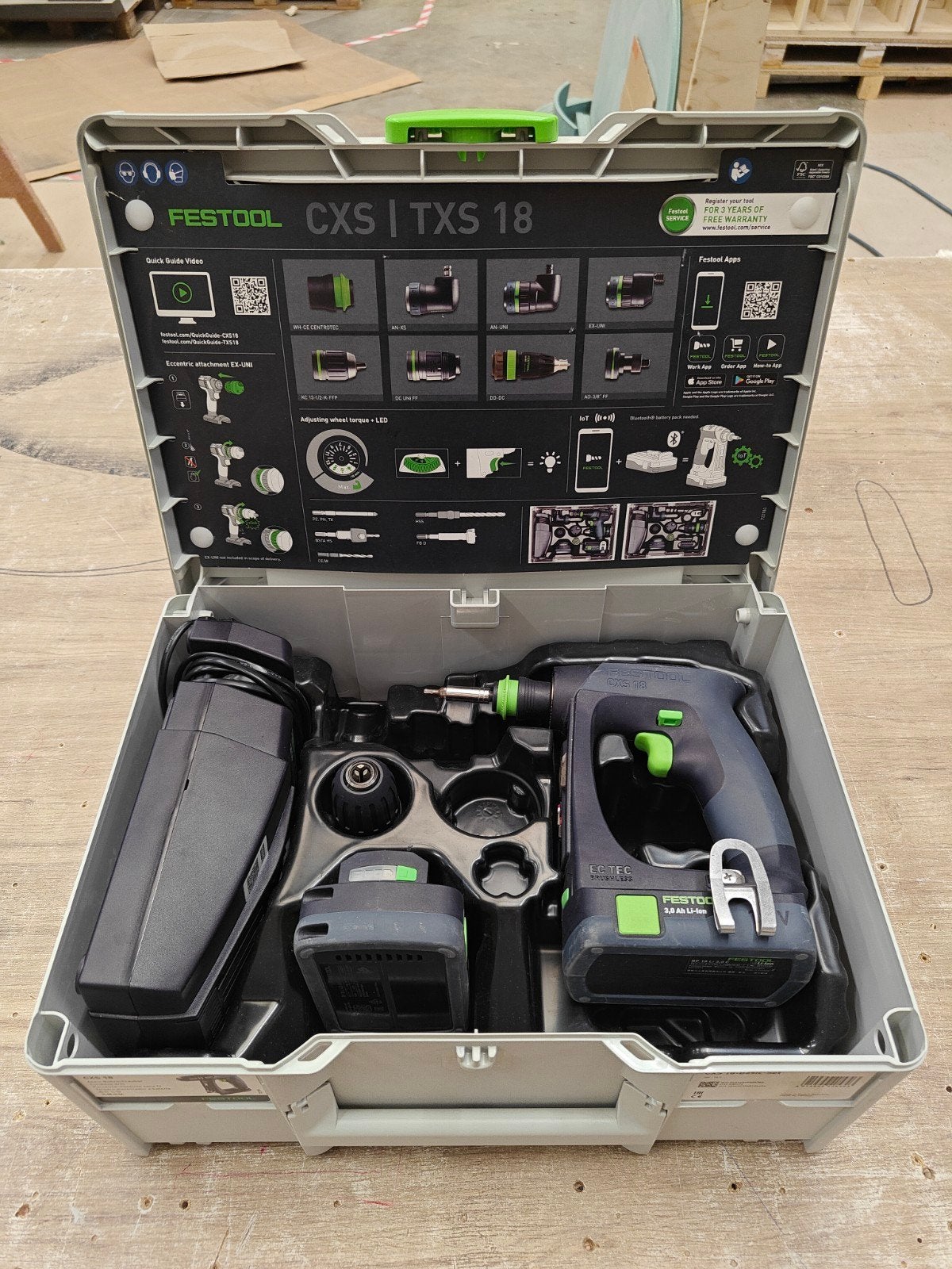 Festool CXS 18 Set, Ophalen of Verzenden
