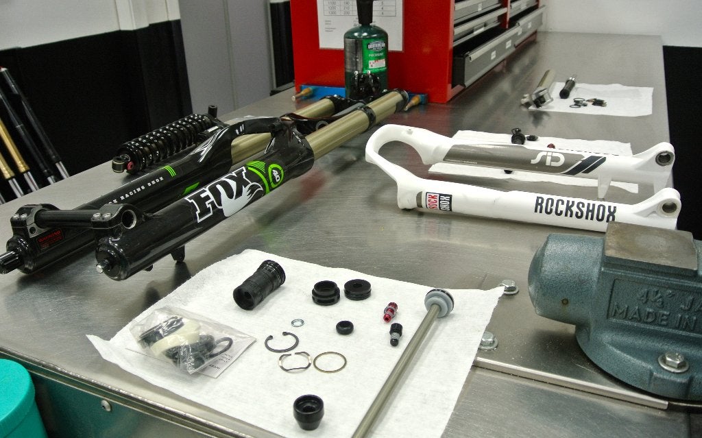 Rockshox/Fox voorvork onderhoud groot/klein, Ophalen, Overige materialen, Nieuw, Voorvork