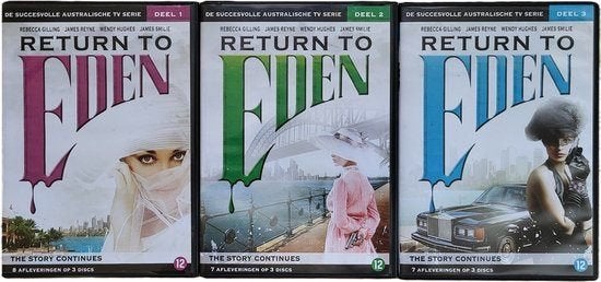 Return to Eden - De complete serie (Deel 1, 2 & 3) DVD, Cd's en Dvd's, Dvd's | Tv en Series, Engels, Verzenden, Nederlands, Drama