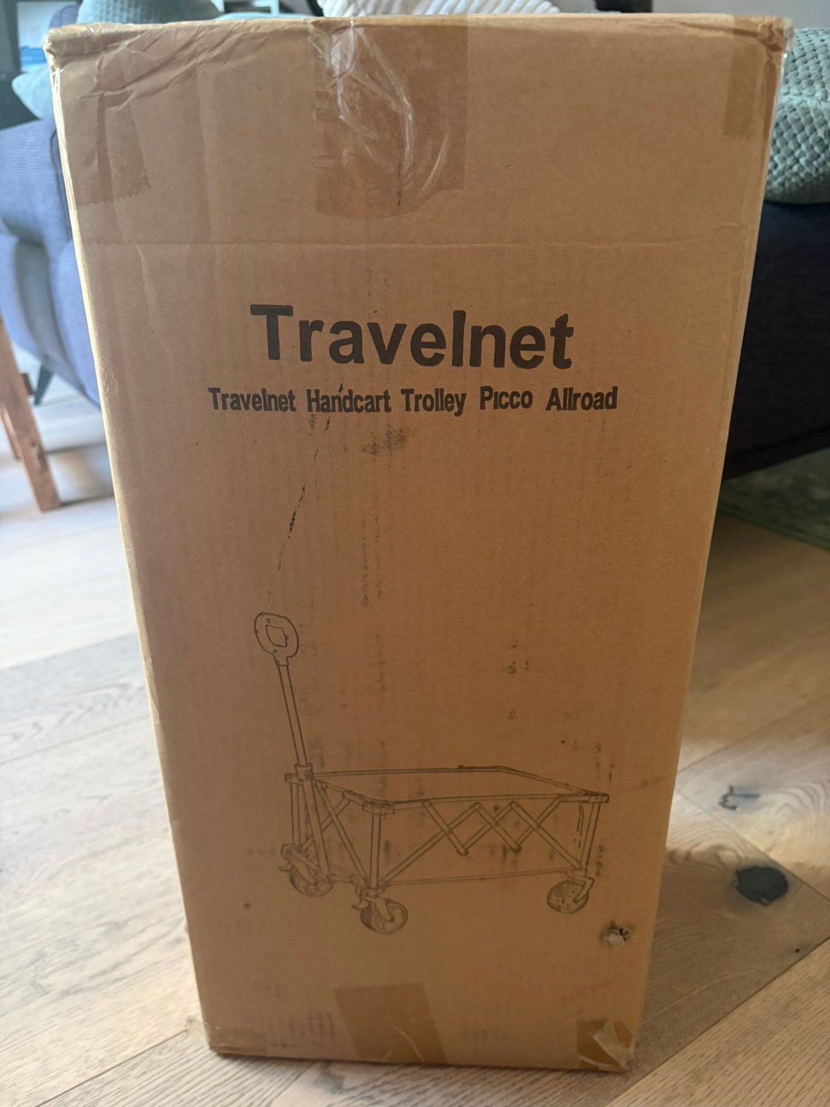 Bolderkar travelnet, Ophalen, Opvouwbaar, Nieuw