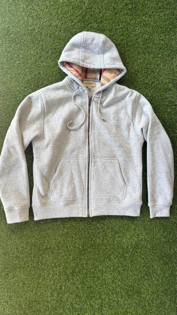 Burberry Zip Up, Kleding | Heren, Truien en Vesten, Ophalen of Verzenden, Zo goed als nieuw, Grijs