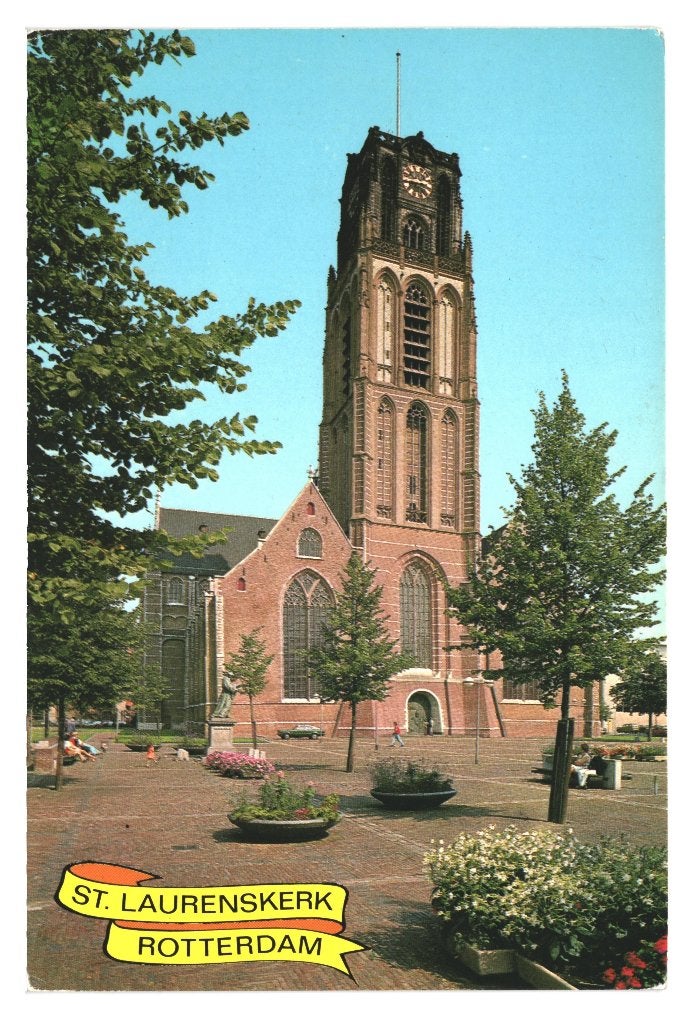 41787	Rotterdam	80+ st Laurenskerk	kerk	Onbeschreven, Ophalen of Verzenden, 1980 tot heden, Ongelopen, Zuid-Holland