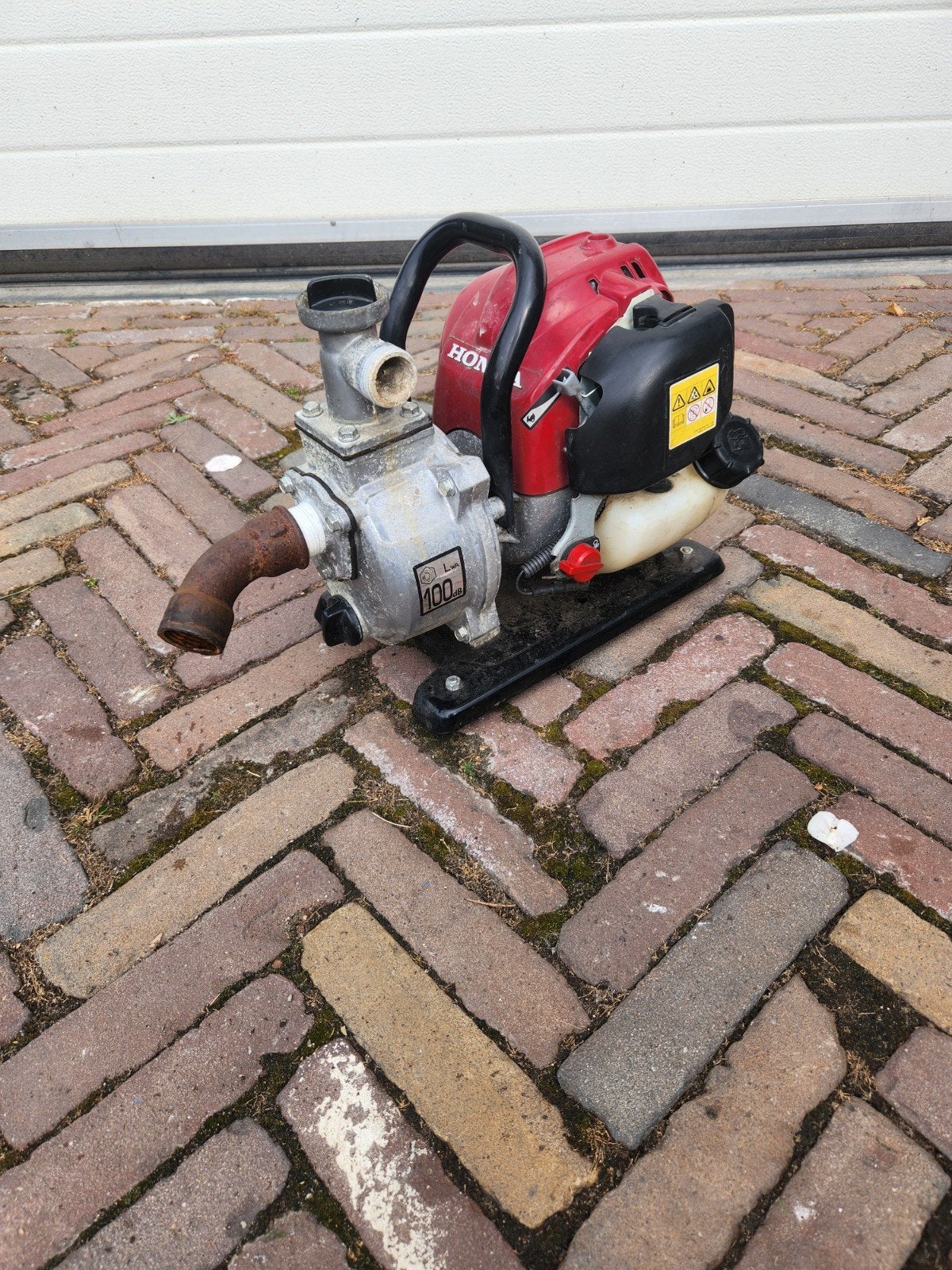 honda wx10T waterpomp (4T) eerste eigenaar, Tuin en Terras, Ophalen of Verzenden, Gebruikt, Handmatig, Beregeningspomp