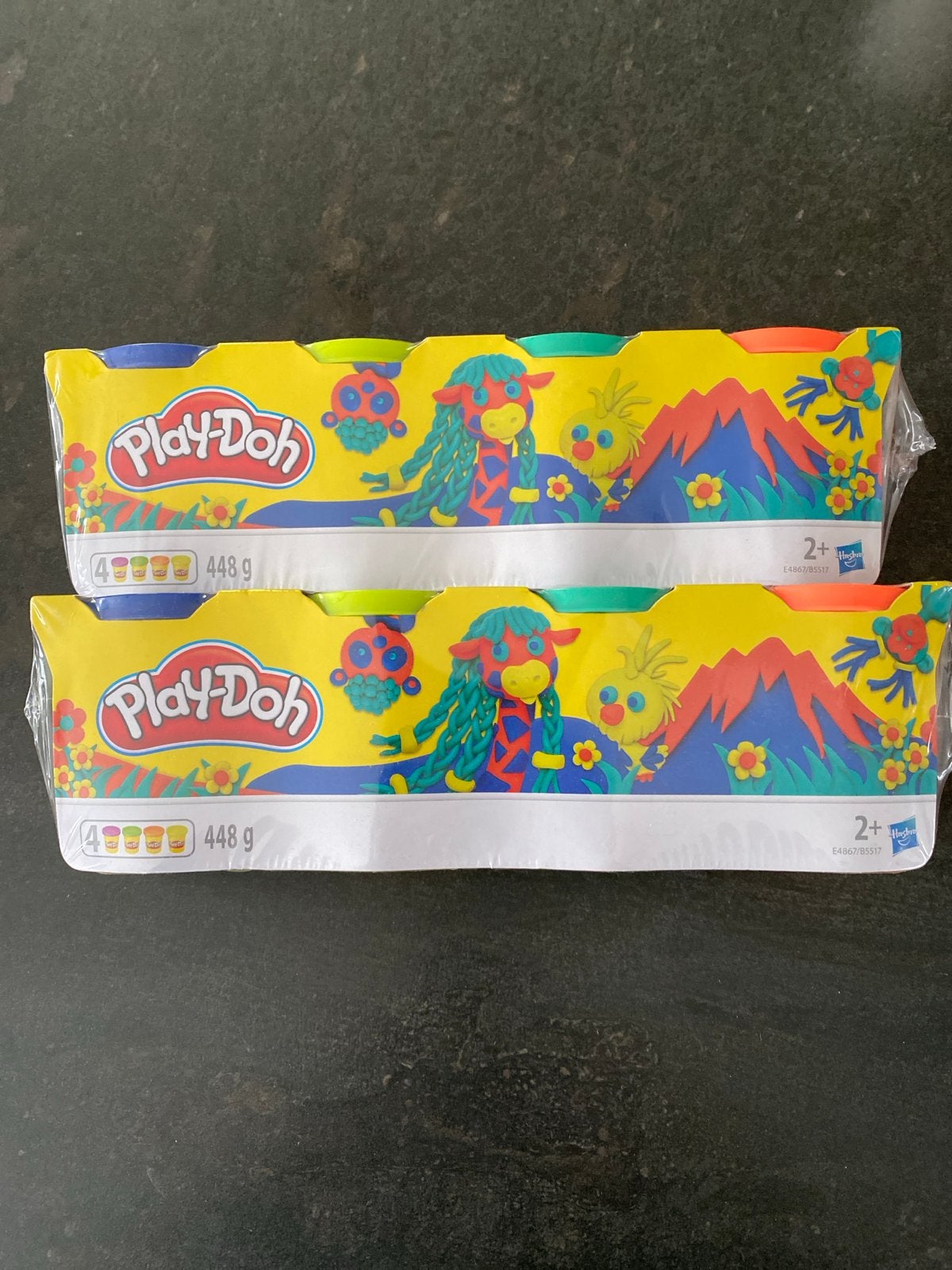 Nieuwe Play-Doh Klei Set - 2x 4 Potjes (448g), Ophalen, Nieuw, Knutselen
