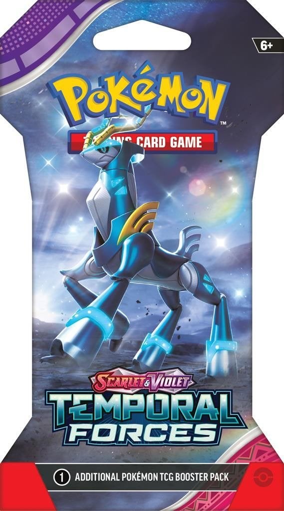 Pokémon Temporal Forces Sleeved Booster, Ophalen of Verzenden, Nieuw, Booster, Foil