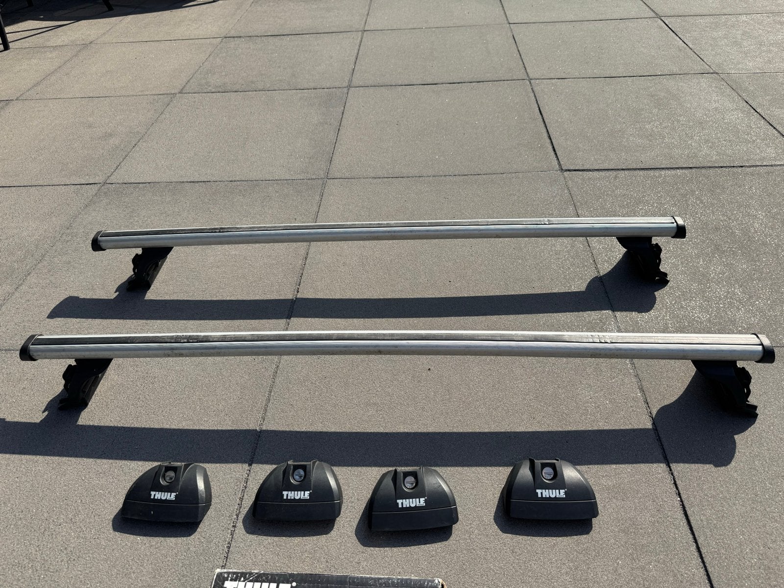 Thule dakdragers met Rapid System 753, Ophalen, Gebruikt
