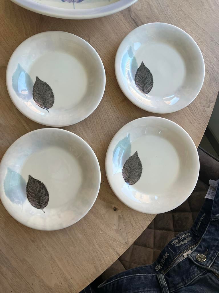 Portmeirion Dusk by Jo Gorman servies - 9 delig, Keramiek, Ophalen of Verzenden, Zo goed als nieuw, Overige stijlen