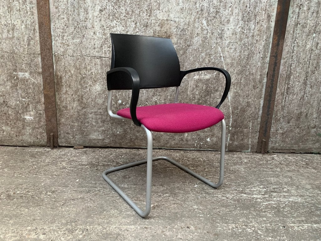 ACTIE! Drabert slede vergaderstoelen a € 15,-, Gebruikt, Twee, Overige kleuren, Kunststof