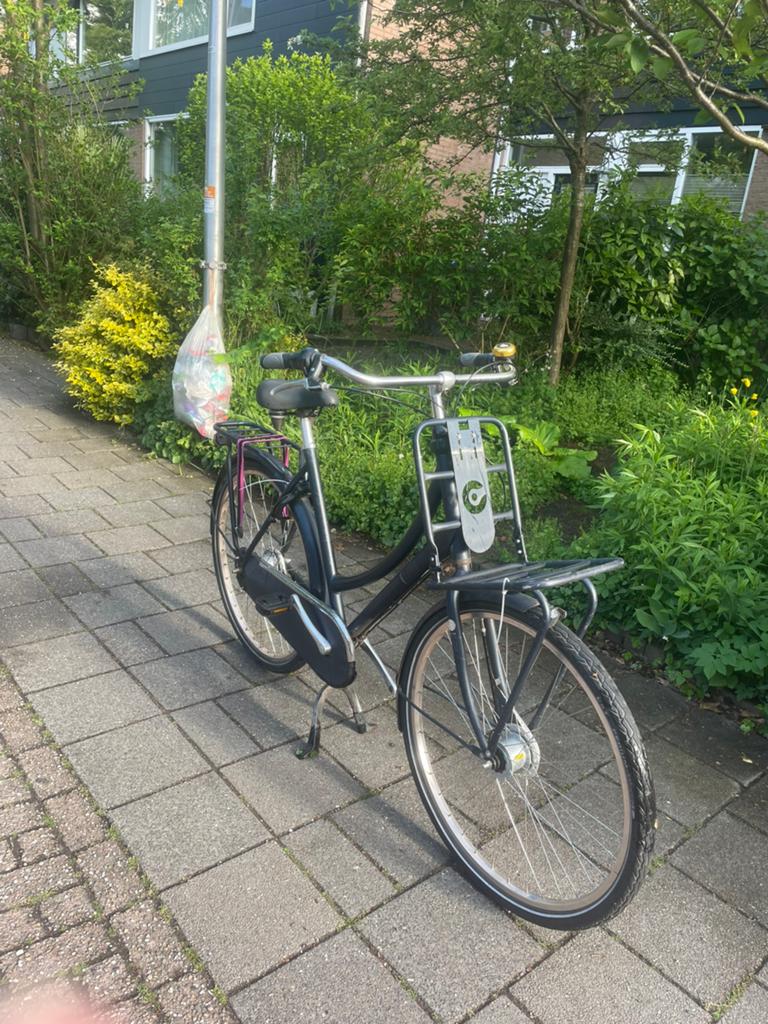 Damesfiets / stadfiets - opknapper, Fietsen en Brommers, Fietsen | Dames | Omafietsen, Gebruikt, 53 tot 56 cm, Handrem, Versnellingen