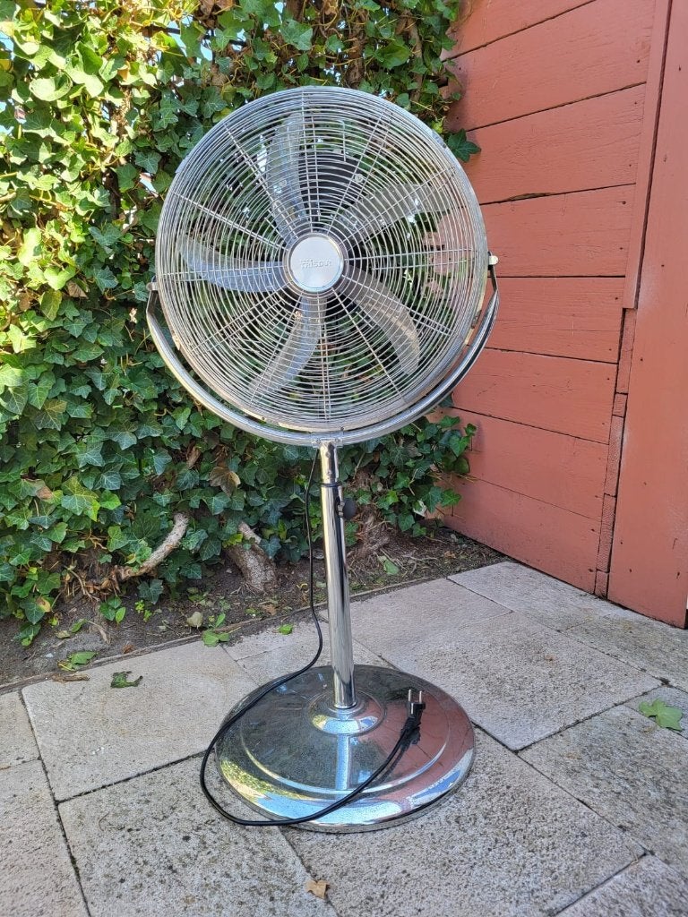 Ventilator merk Tristar VE5975 Zilver in prima staat!, Ophalen, Gebruikt, Statiefventilator