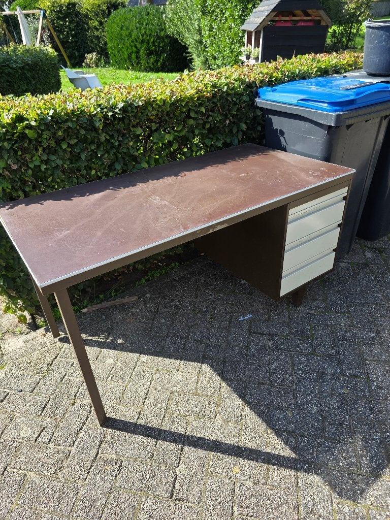 Bureau, Huis en Inrichting, Overige typen, Gebruikt, Metaal, Overige merken