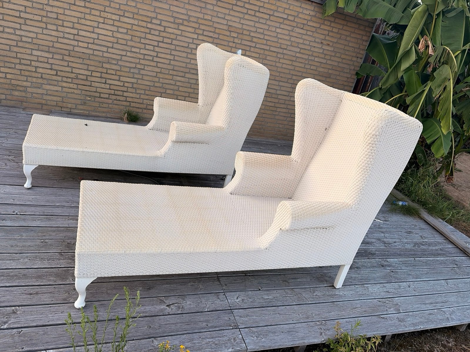 BOREK loungestoelen, Ophalen of Verzenden, Zo goed als nieuw, Wicker