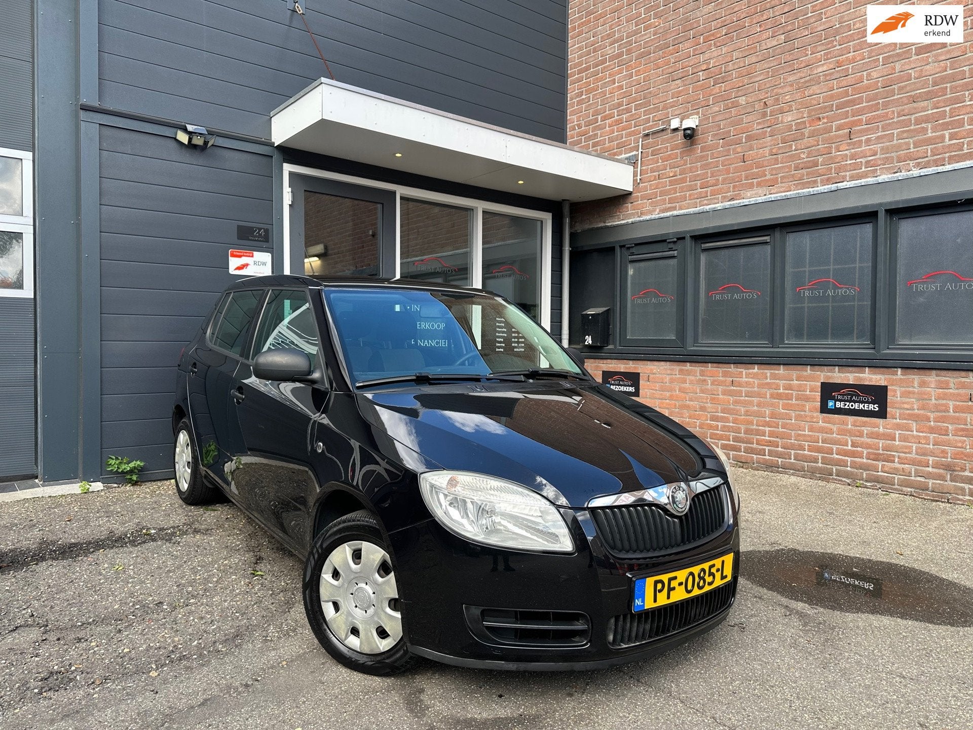 Skoda Fabia 1.2-12V Go|Apk|Airco|Elektrische.ramen|Bleutooth, Auto's, Voorwielaandrijving, 1025 kg, 1198 cc, Zwart