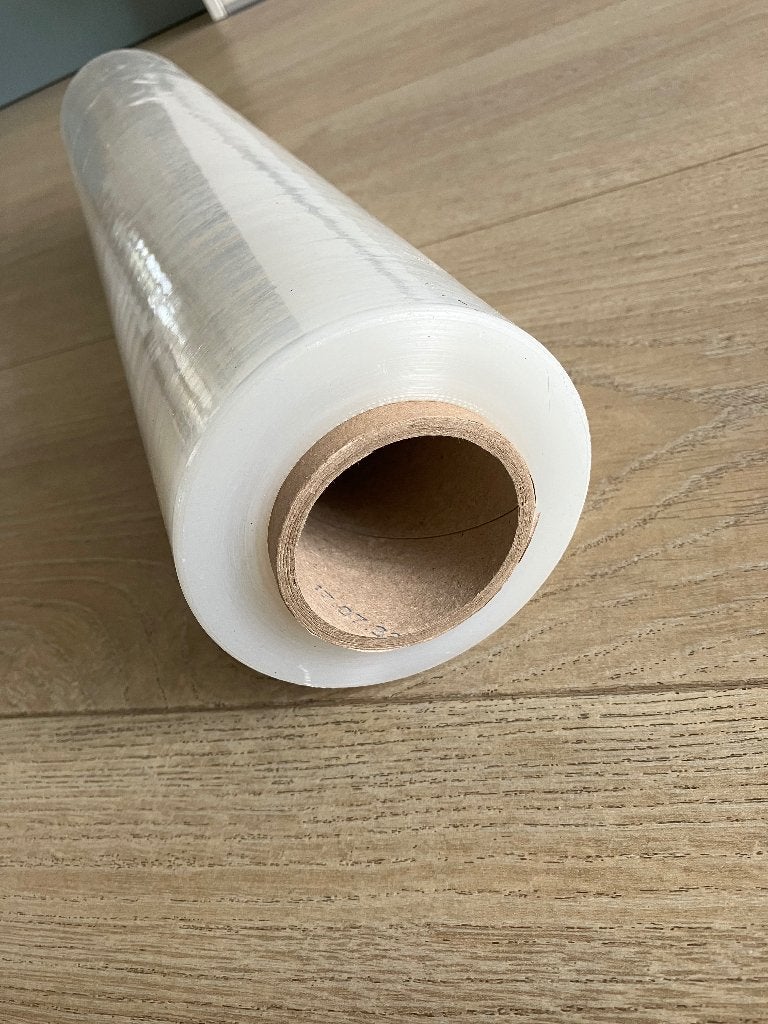 Wikkelfolie / folie transparant, 50 cm breed 300 meter lang, Doe-het-zelf en Verbouw, Ophalen of Verzenden, Nieuw, 15 m² of meer