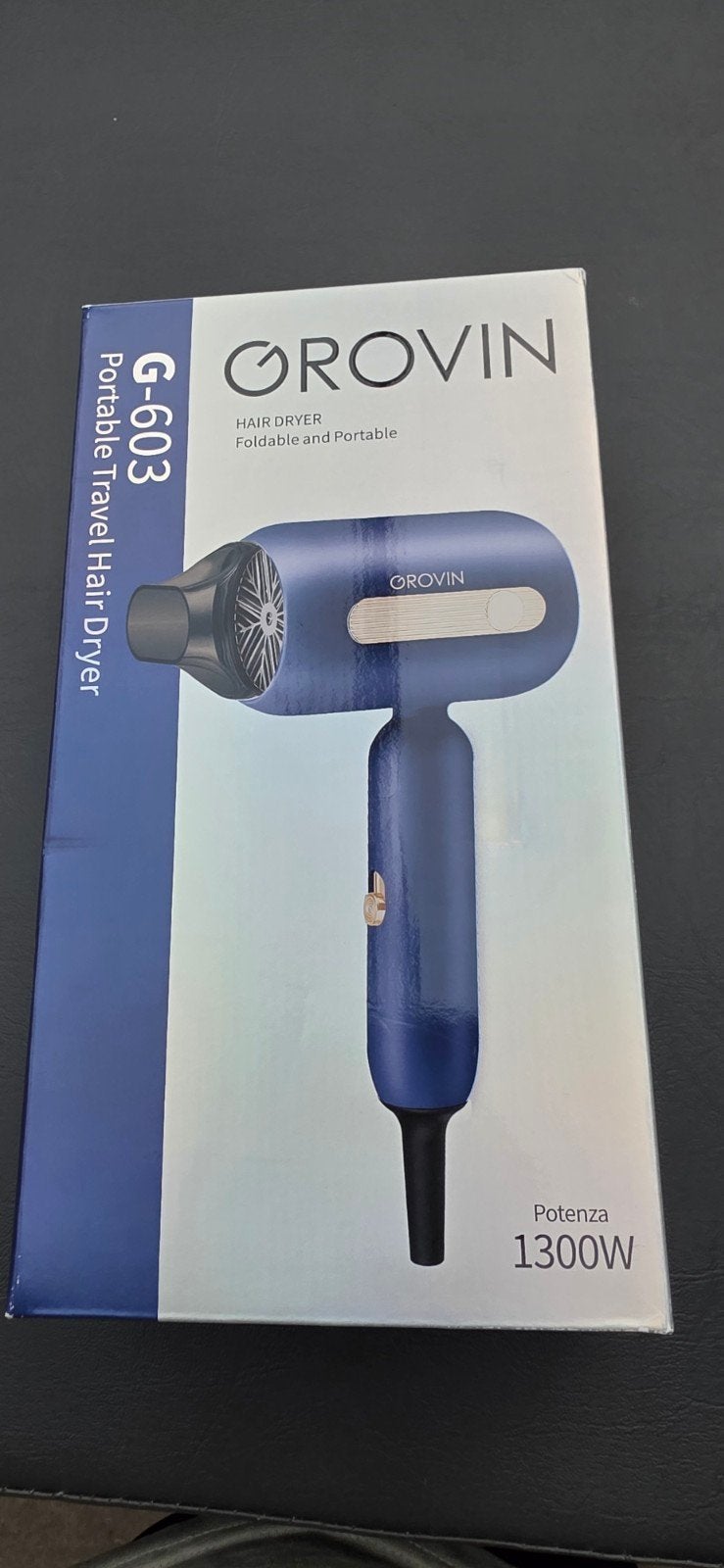 OROVIN G-603 Draagbare Reisföhn - 1300W, Ophalen of Verzenden, Nieuw, Haarverzorging