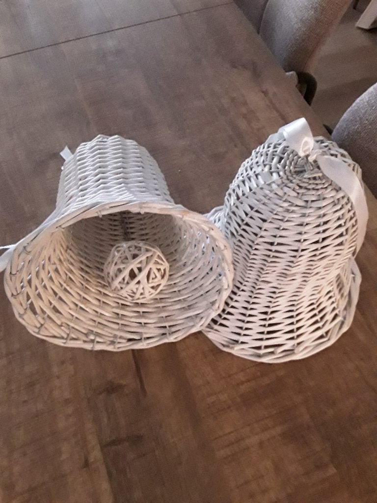 rotan/rieten kerstklokken, Diversen, Ophalen of Verzenden, Nieuw