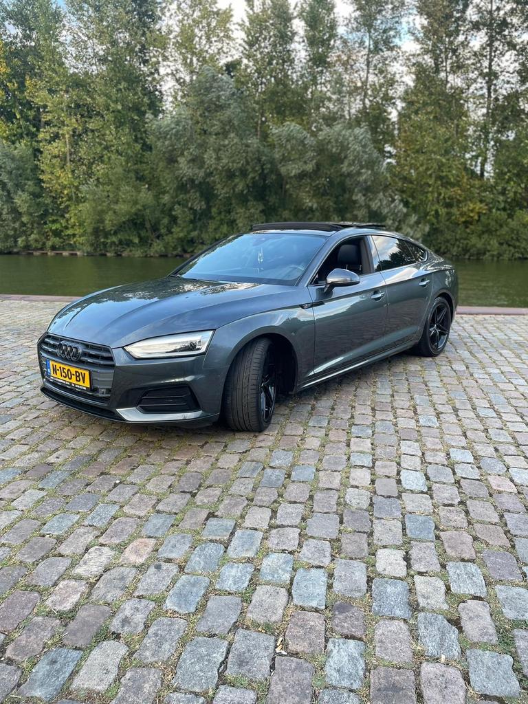 Audi A5 2.0 Tfsi 191PK Sportback S-tr 2017 Grijs, Zwart, 1984 cc, 1435 kg, Leder