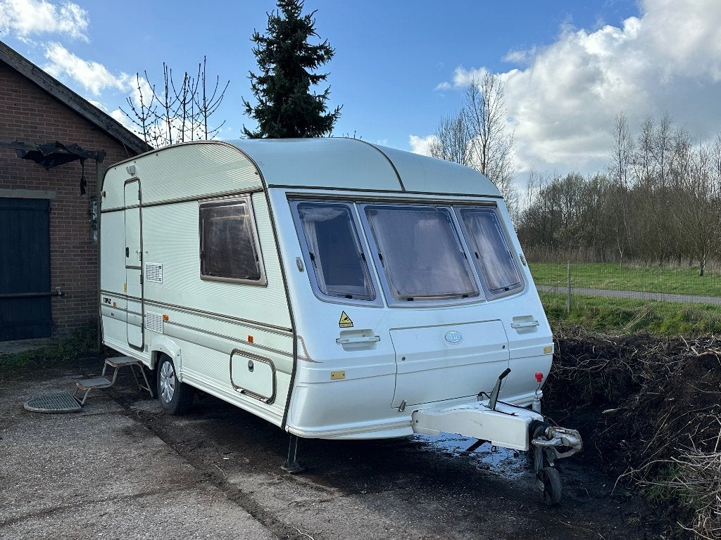 Eccles Topaz 440 EK - Oerdegelijke Engelse caravan (1991), Caravans en Kamperen, Tot en met 4