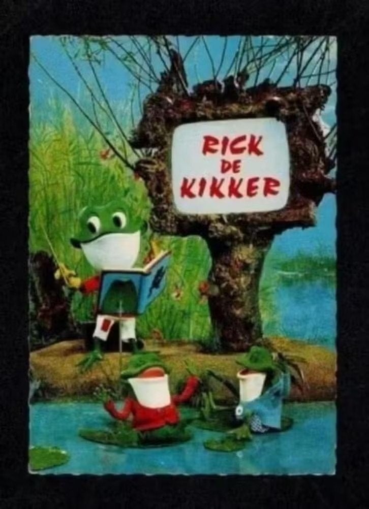 Rick de Kikker Televisieprogramma voor Kleuters., Ophalen of Verzenden, 1960 tot 1980, Gelopen, Kinderen