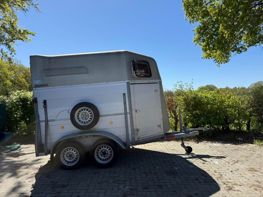 Paardentrailer Alluminium 2-paards van Böckmann, Ophalen, Zo goed als nieuw, Aluminium