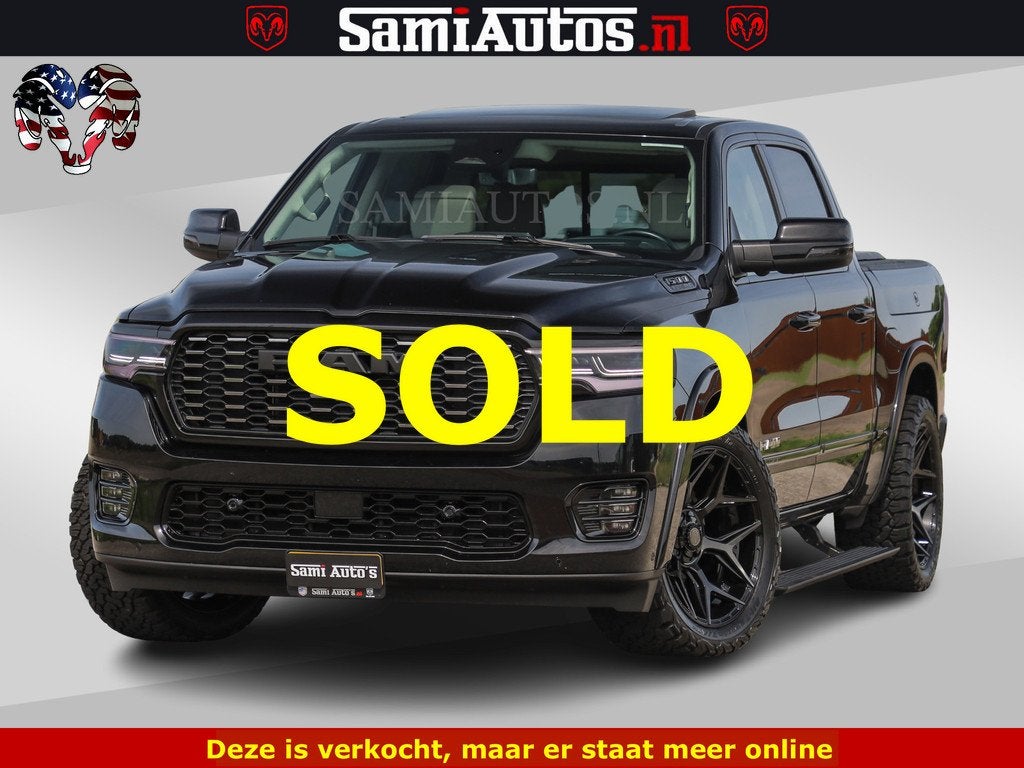 Dodge Ram TUNGSTEN BLACK OPS | 540 PK | HIGH END | MASSAGE |, Automaat, Gebruikt, Met garantie (alle), Zwart