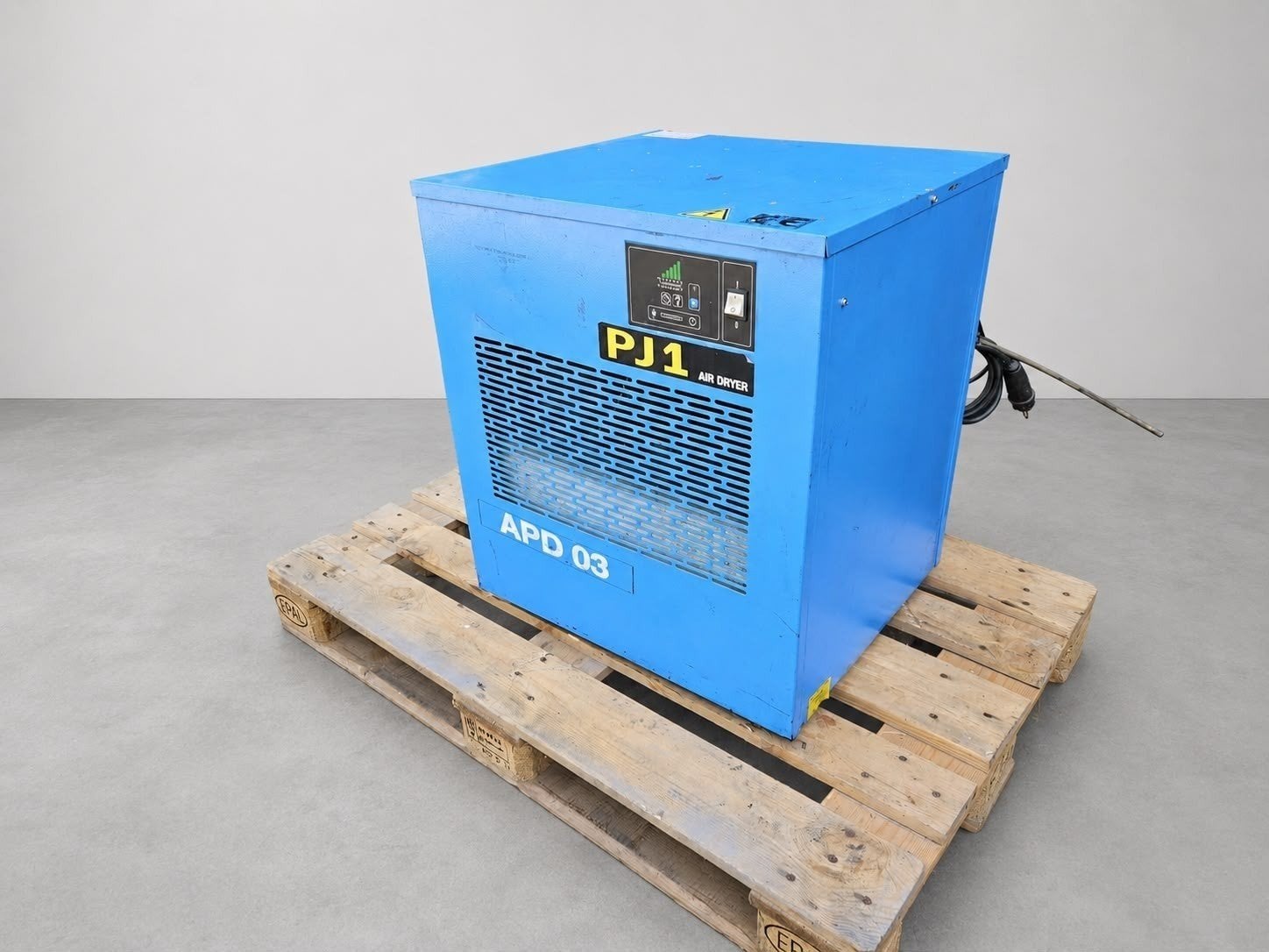 Persluchtdroger – tot 2.000 l/min – 230V, Doe-het-zelf en Verbouw, Ophalen of Verzenden, Geluidgedempt, Gebruikt, 800 liter/min of meer