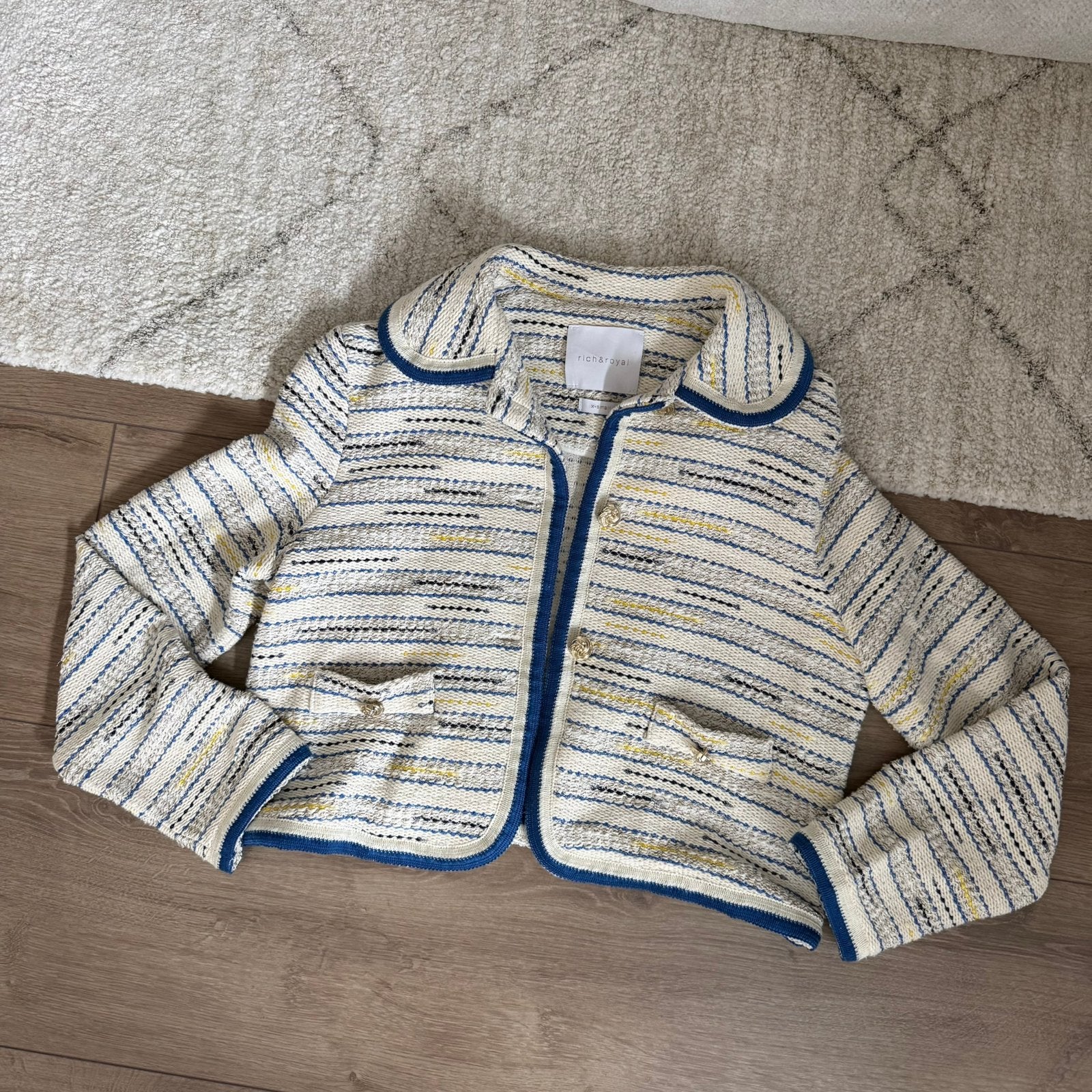 Rich&Royal blazer maat XS/S, Beige, Ophalen of Verzenden, Zo goed als nieuw, Jasje