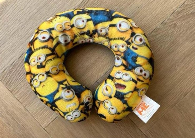 Kinder reiskussen/ nekkussen, minions, Ophalen of Verzenden, Zo goed als nieuw, Minions, Jongen of Meisje