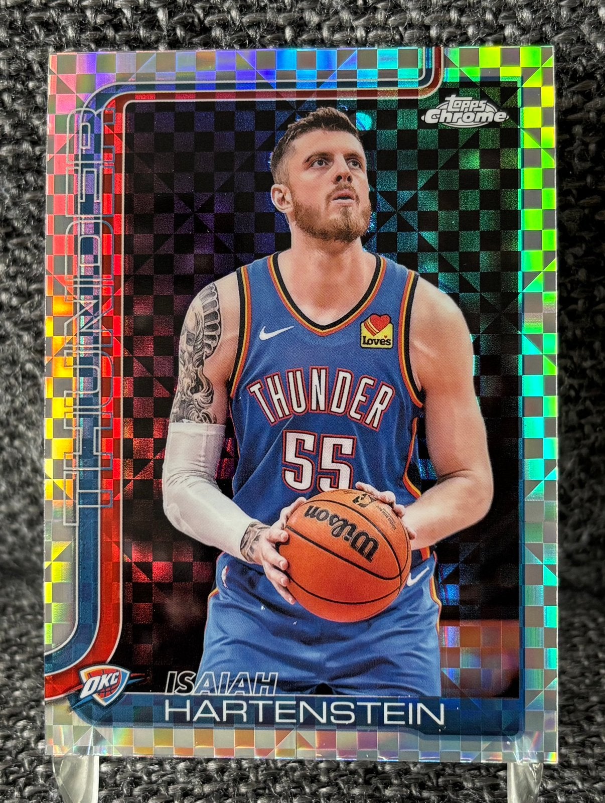 Isaiah Hartenstein OKC Thunder Topps Chrome NBA card, Ophalen of Verzenden, Nieuw, Plaatje