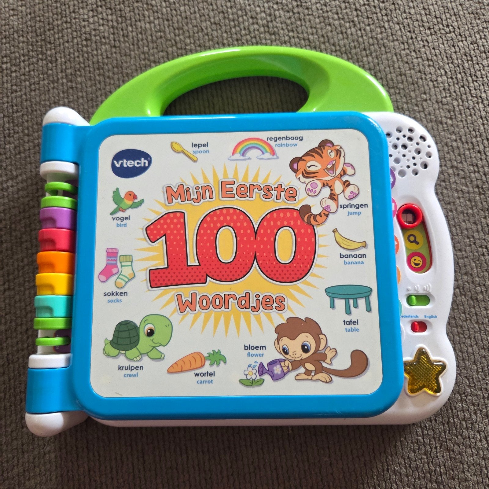 VTech Mijn Eerste 100 Woordjes Boek - Interactief, Ophalen of Verzenden