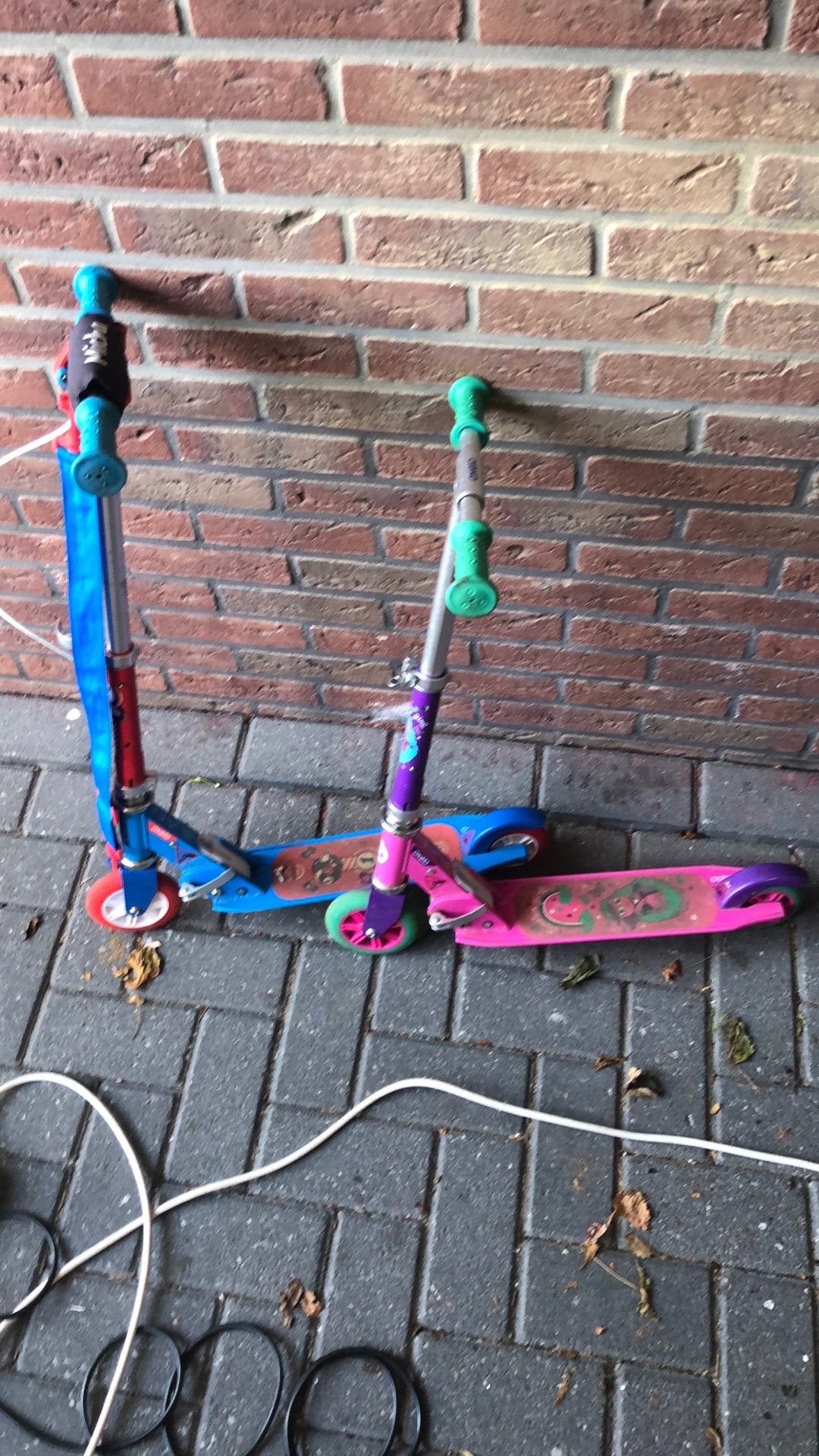 Oxelo kindersteps 2 stuks, Ophalen, Gebruikt, Gewone step