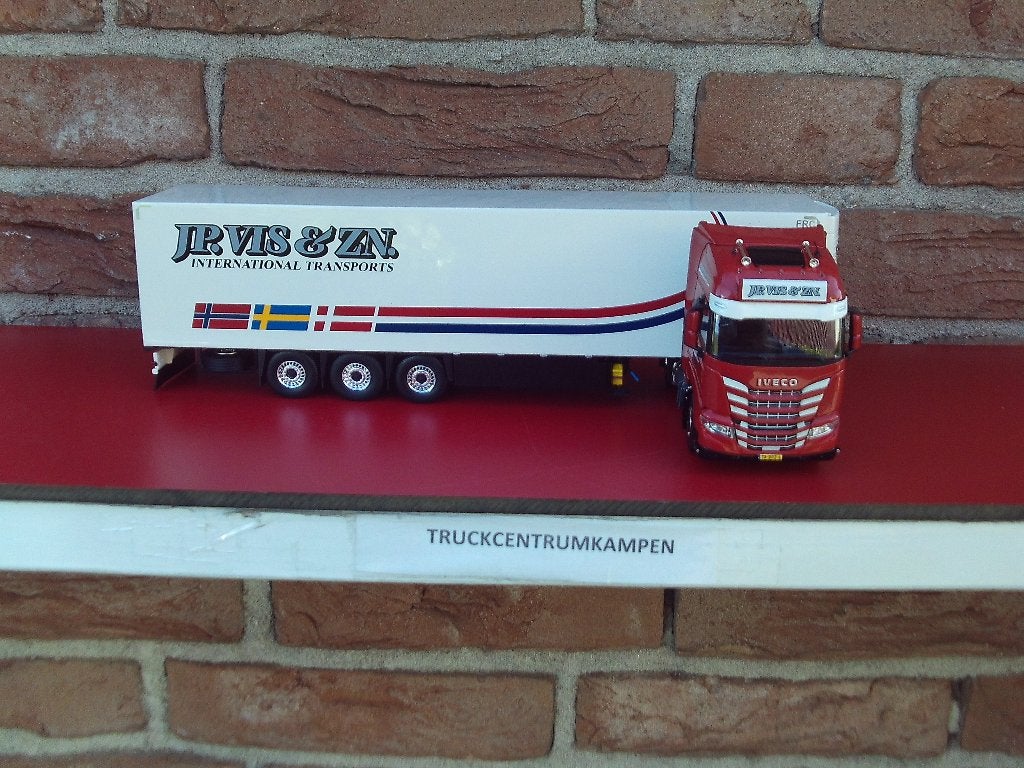 Tekno  Iveco  S - Way  van  J. P. Vis  &  Zn., Hobby en Vrije tijd, Modelauto's | 1:50, Ophalen of Verzenden, Nieuw, Bus of Vrachtwagen