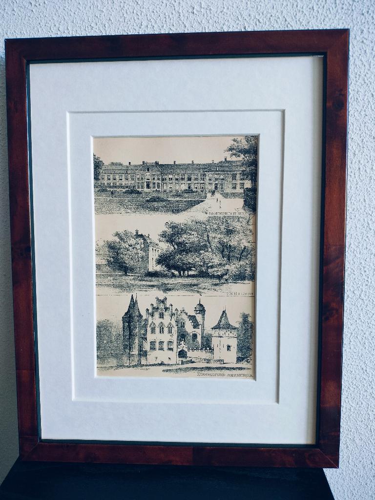 Craandijk Litho Zeist Broederhuis Moersbergen 1880 (92), Ophalen of Verzenden