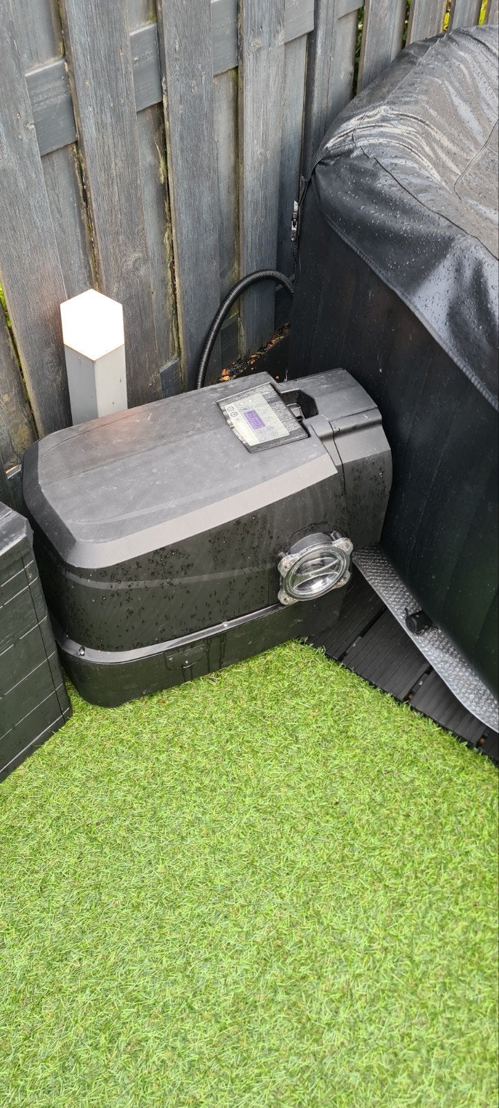 Intex PureSpa Opblaasbare Jacuzzi met Afdekzeil, Ophalen, Gebruikt, Afdekzeil, Opblaasbaar