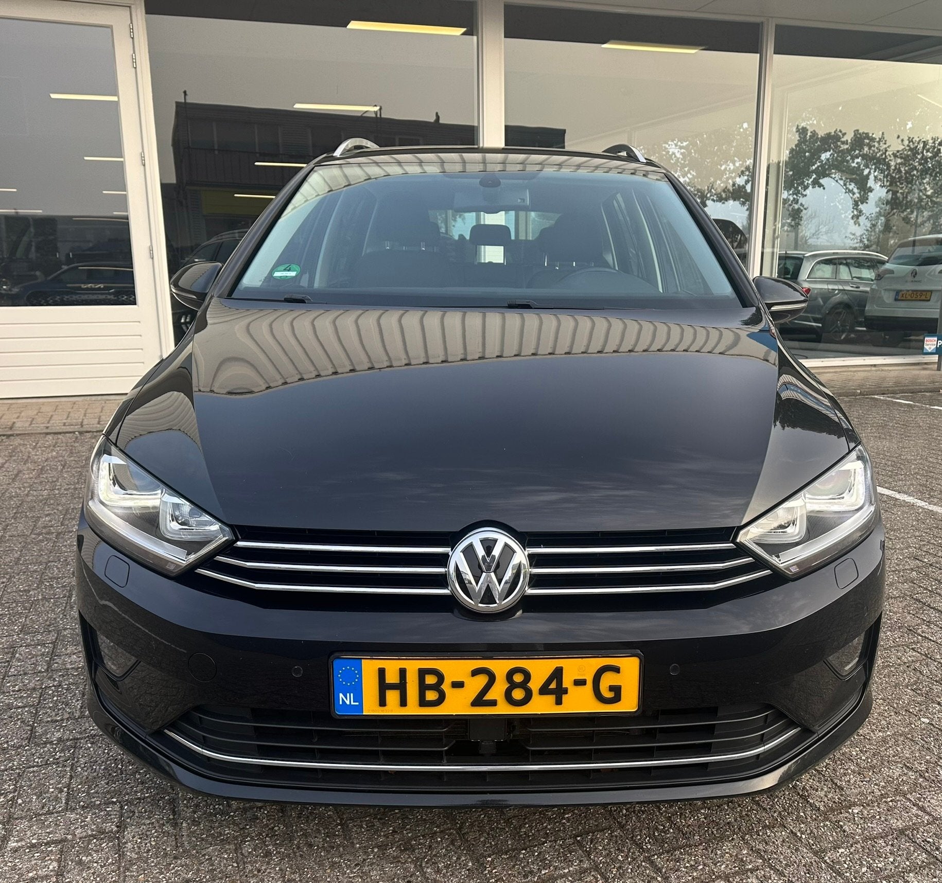 Volkswagen Golf Sportsvan 1.4 TSI Highline | Trekhaak | XENO, Auto's, Stof, Gebruikt, Euro 6, Zwart