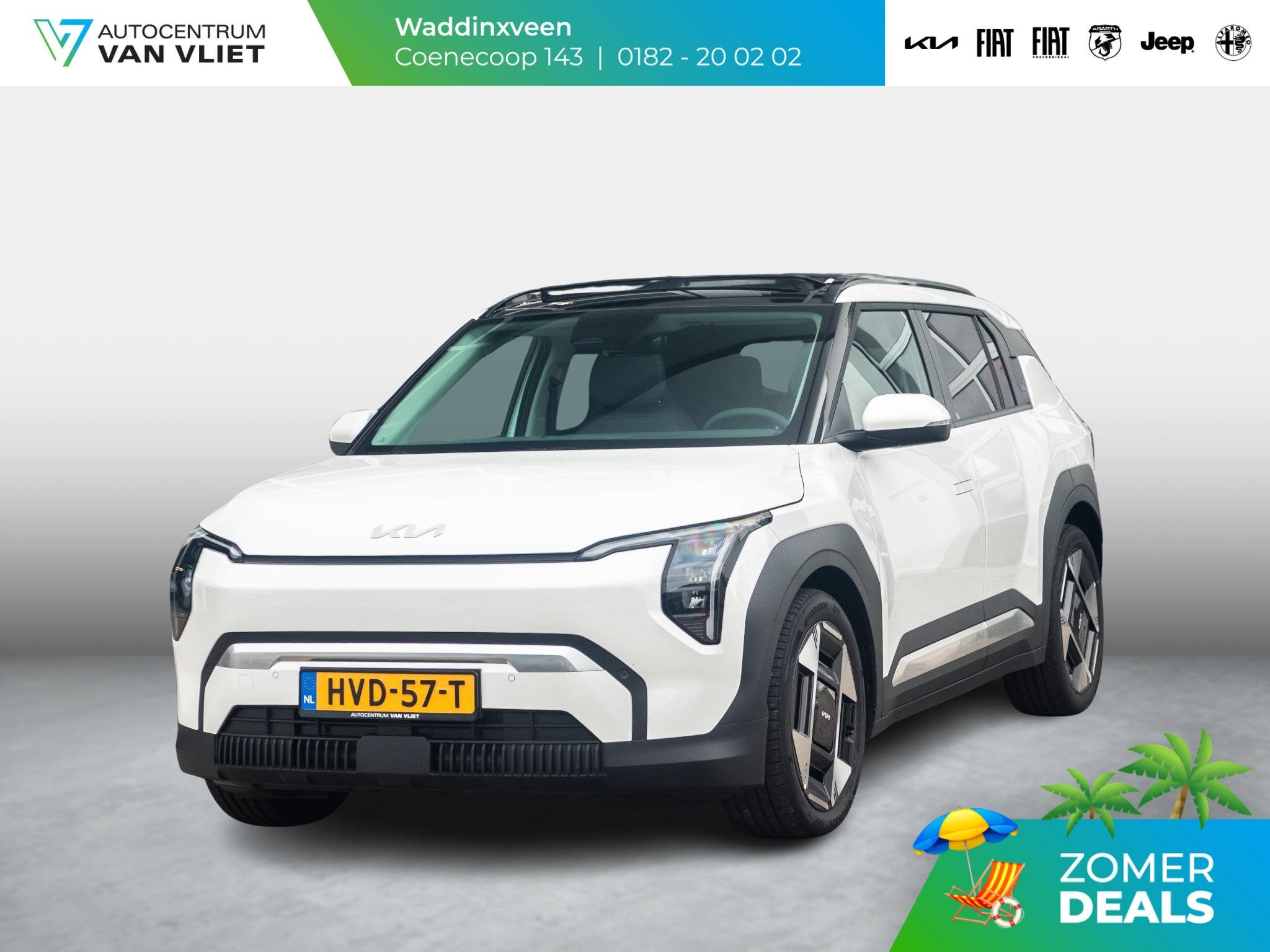 Kia EV3 Plus Advanced 81.4 kWh l DIRECT LEVERBAAR | Schuifka, Auto's, 510 min, 33 min, Wit, Origineel Nederlands
