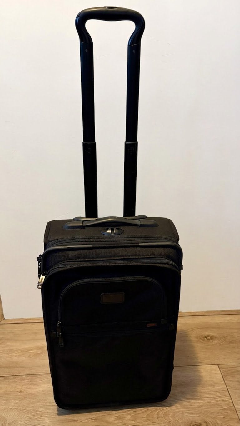 TUMI Alpha koffer | Carry-On Expandable | incl. accessoires, Ophalen, Wieltjes, Gebruikt, Hard kunststof