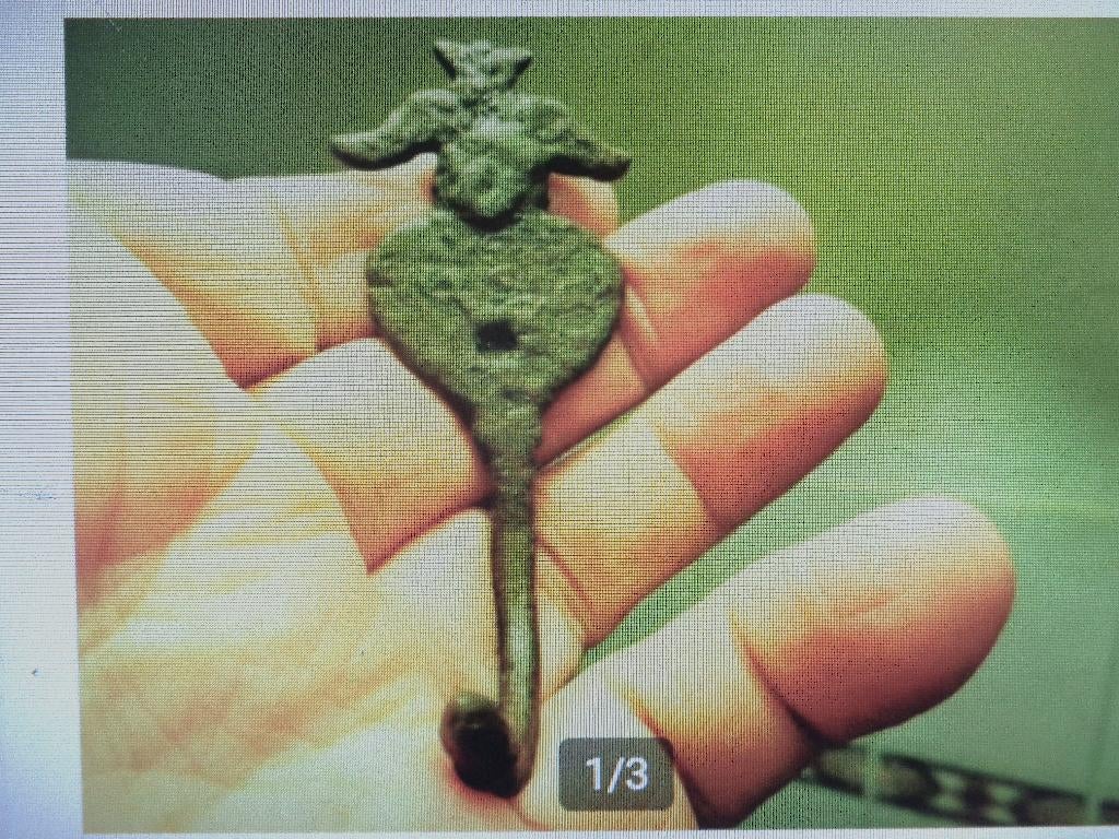 18eeuwse Koets bronze Kledinghaak, Antiek en Kunst, Ophalen of Verzenden