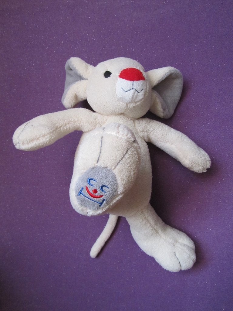 HAPPY HORSE Knuffel MUIS CLINI CLOWNS. 30 CM **Nieuw**, Kinderen en Baby's, Speelgoed | Knuffels en Pluche, Muis, Overige karakters