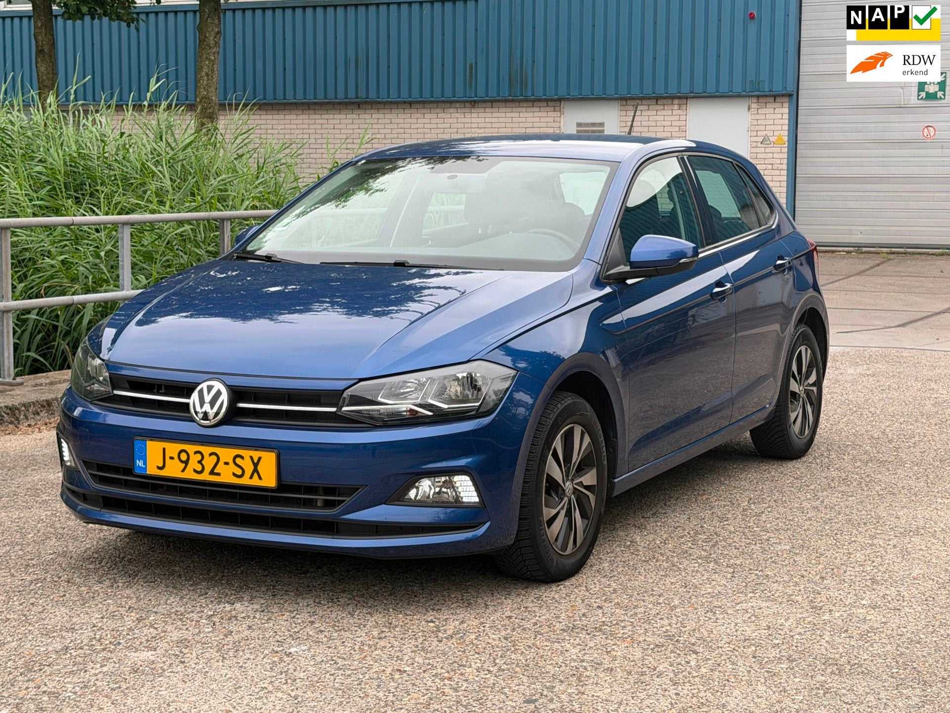 Volkswagen Polo 1.0 TSI Comfortline!2020!Carplay!Lm.velgen!, Gebruikt, Euro 6, 95 pk, Blauw